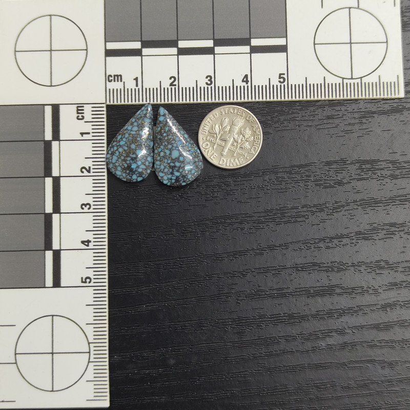 Gibbsite Turquoise Pair 13163