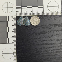 Gibbsite Turquoise Pair 13164