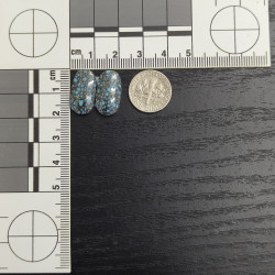 Gibbsite Turquoise Pair 13167