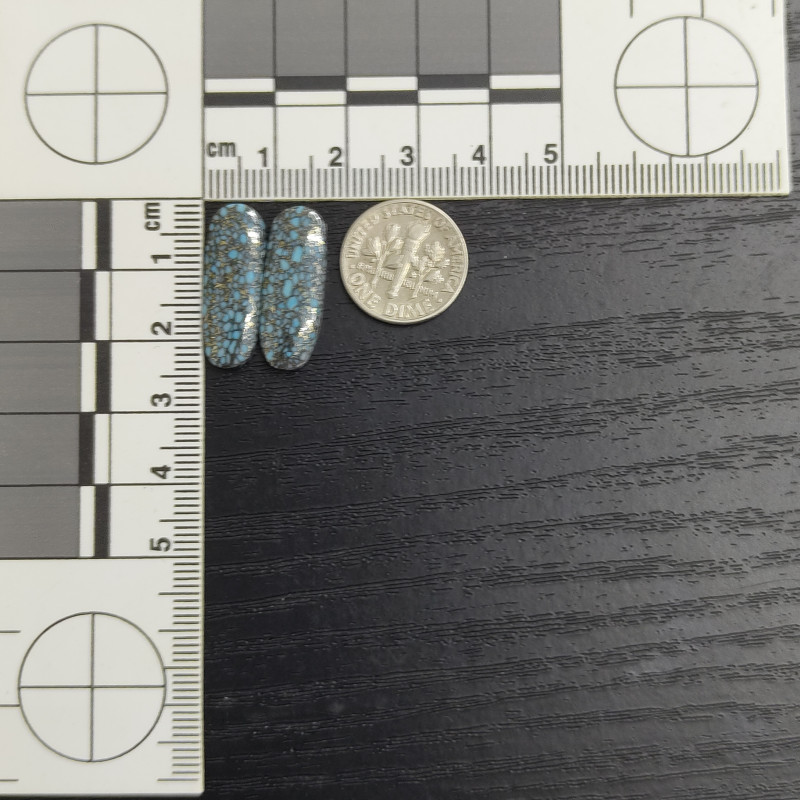 Gibbsite Turquoise Pair 13171