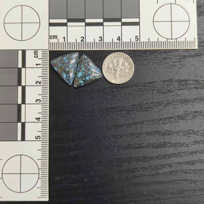 Gibbsite Turquoise Pair 13182