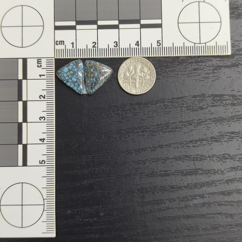 Gibbsite Turquoise Pair 13191