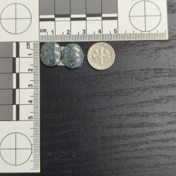 Gibbsite Turquoise Pair 13192