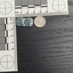 Gibbsite Turquoise Pair 13201