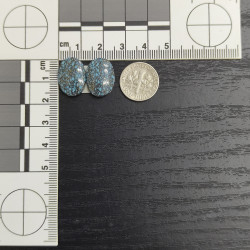 Gibbsite Turquoise Pair 13212