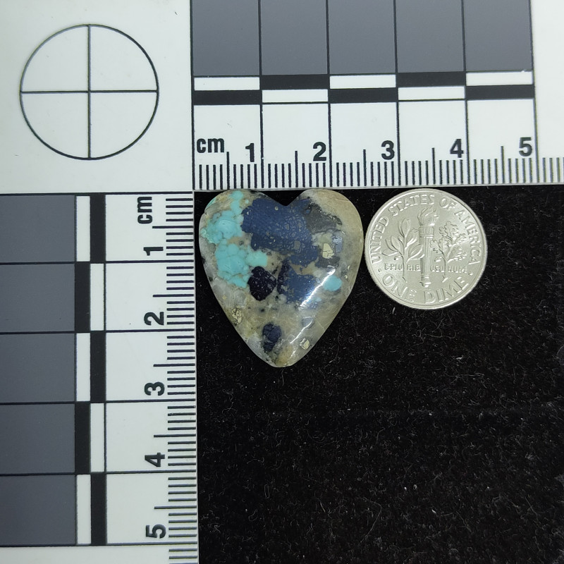 Kingman Turquoise Heart 13672